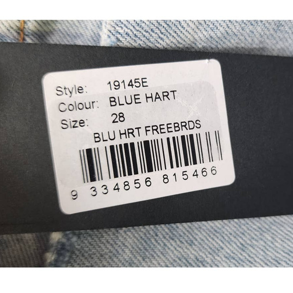 New NWT One X One Teaspoon Freebirds Low Waist Rigid Skinny 7/8 Length Size 28 - Picture 12 of 14